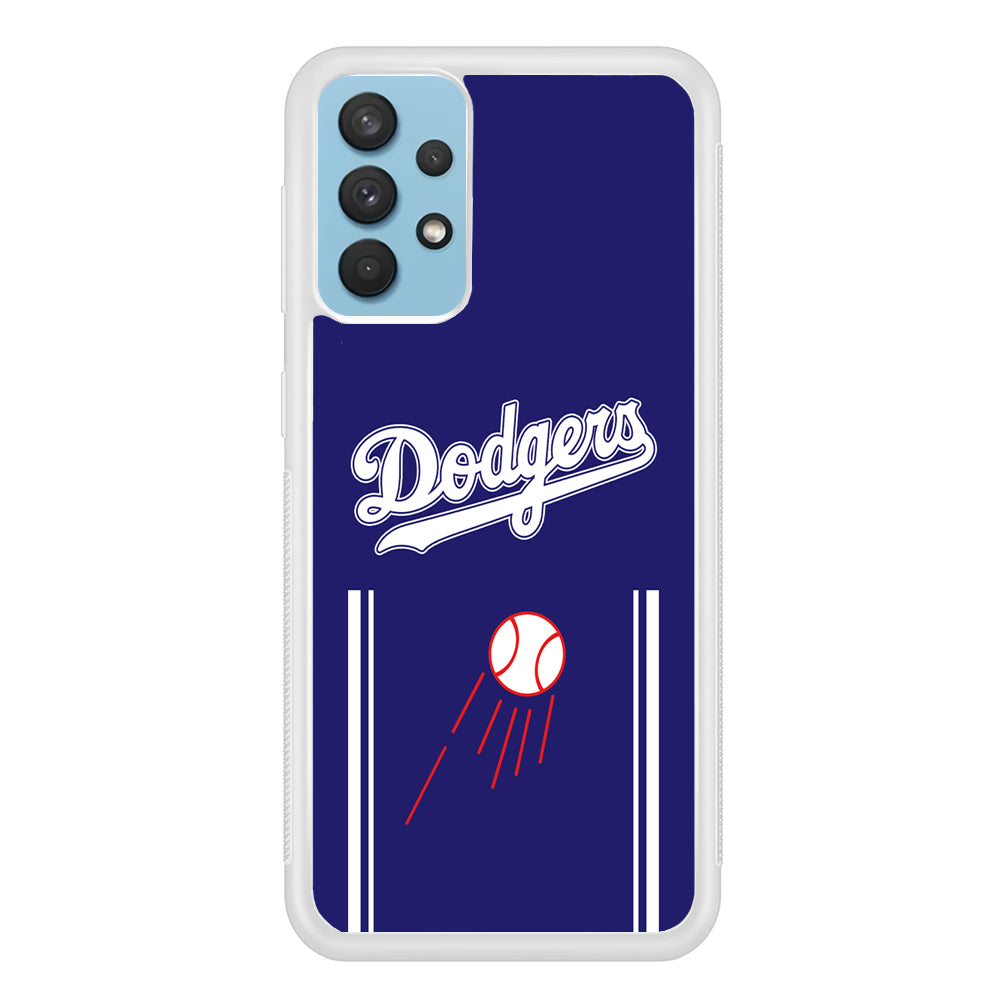 Los Angeles Dodgers Deep Blue Jersey Samsung Galaxy A32 Case