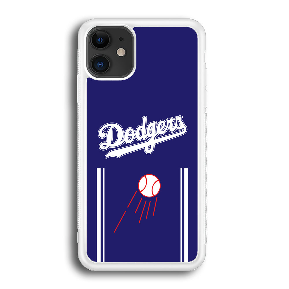 Los Angeles Dodgers Deep Blue Jersey iPhone 12 Case