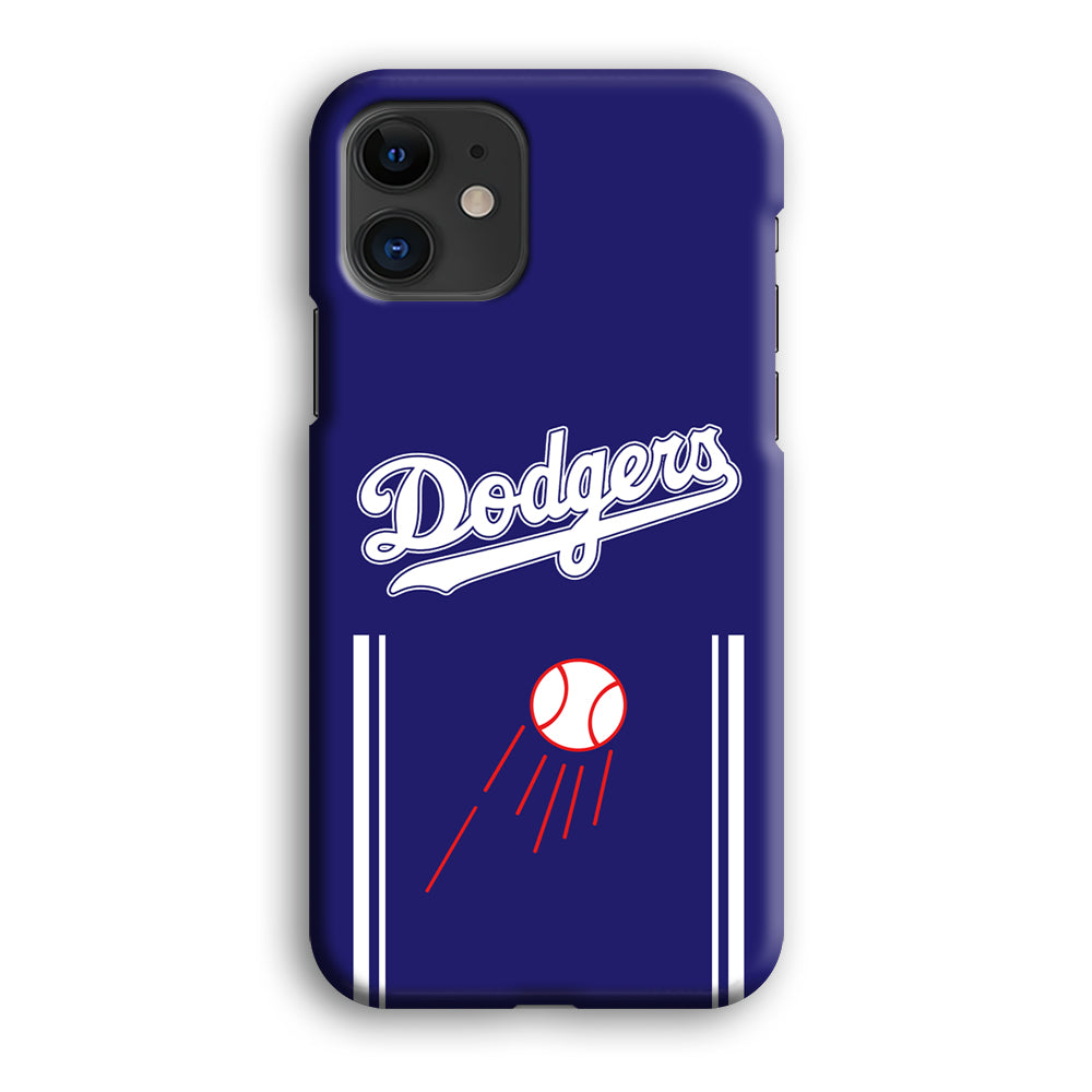 Los Angeles Dodgers Deep Blue Jersey iPhone 12 Case