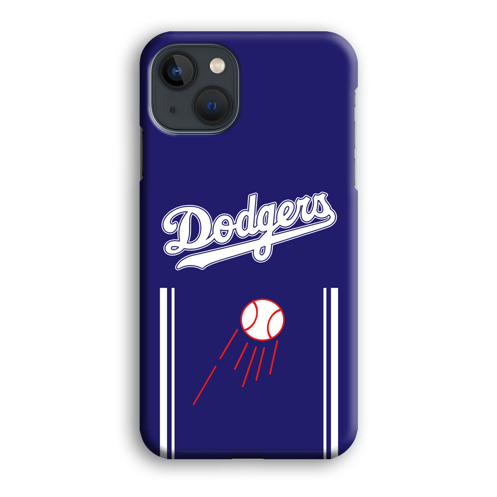 Los Angeles Dodgers Deep Blue Jersey iPhone 13 Case