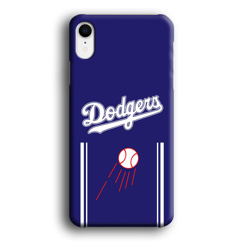 Los Angeles Dodgers Deep Blue Jersey iPhone XR Case