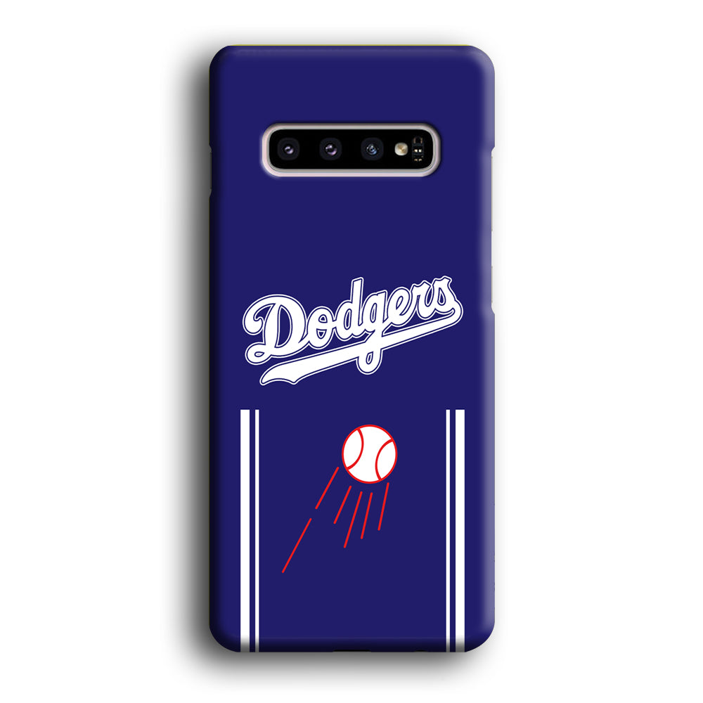 Los Angeles Dodgers Deep Blue Jersey Samsung Galaxy S10 Case