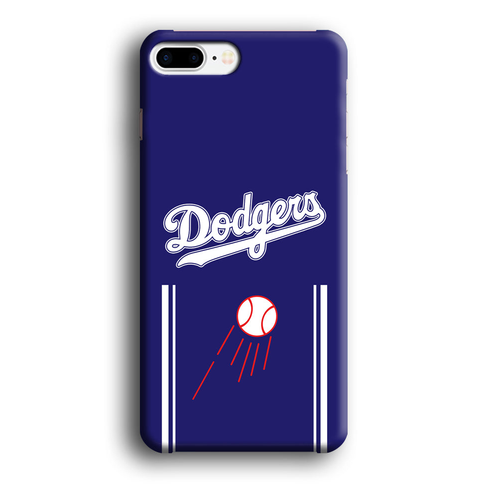 Los Angeles Dodgers Deep Blue Jersey iPhone 8 Plus Case