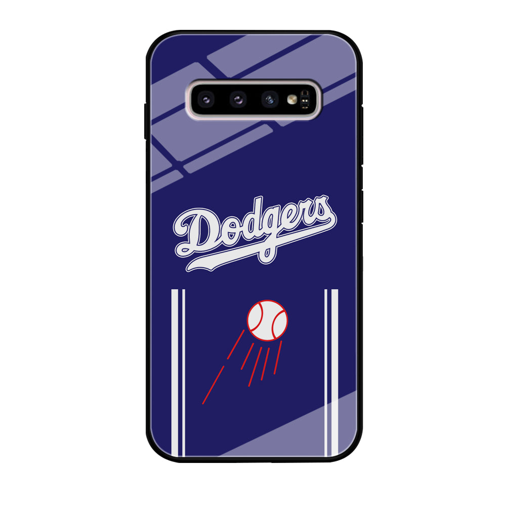 Los Angeles Dodgers Deep Blue Jersey Samsung Galaxy S10 Case