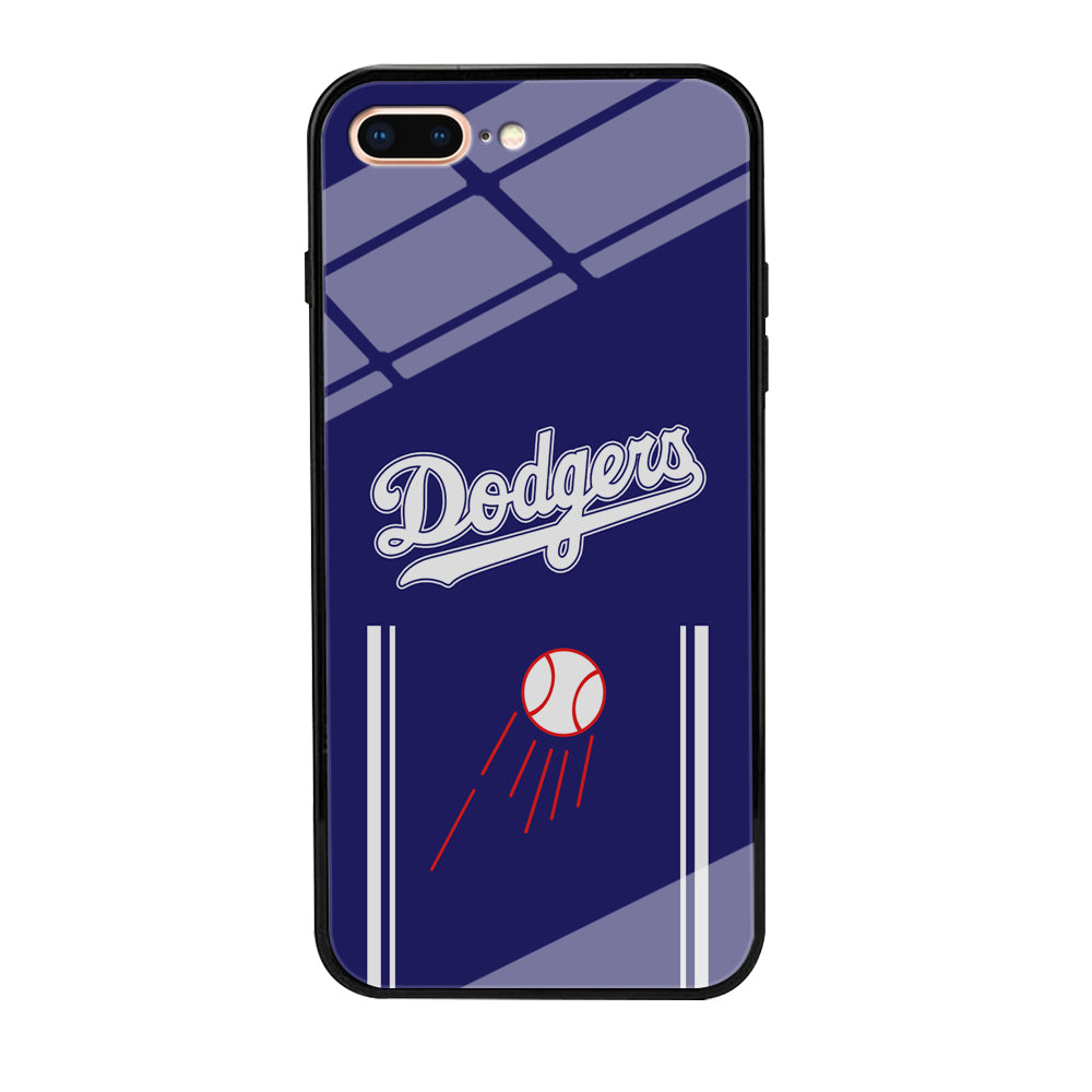 Los Angeles Dodgers Deep Blue Jersey iPhone 8 Plus Case