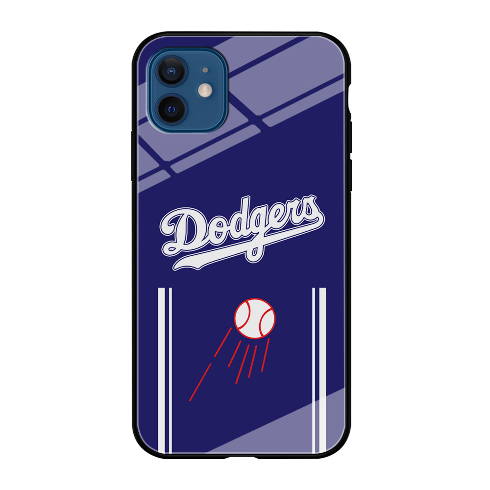 Los Angeles Dodgers Deep Blue Jersey iPhone 12 Case