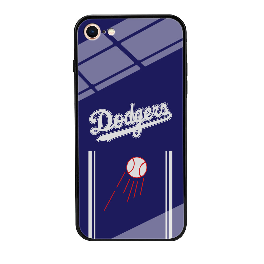 Los Angeles Dodgers Deep Blue Jersey iPhone 8 Case