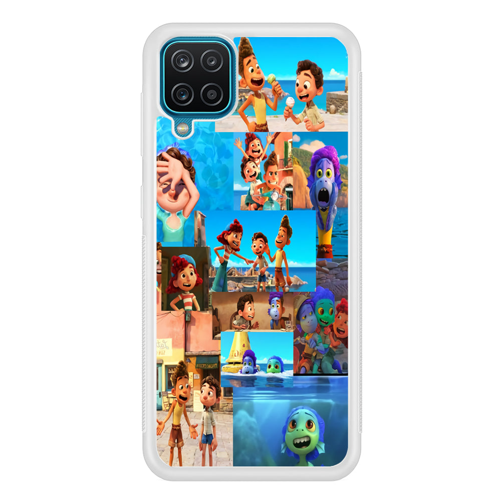 Luca Collage Samsung Galaxy A12 Case