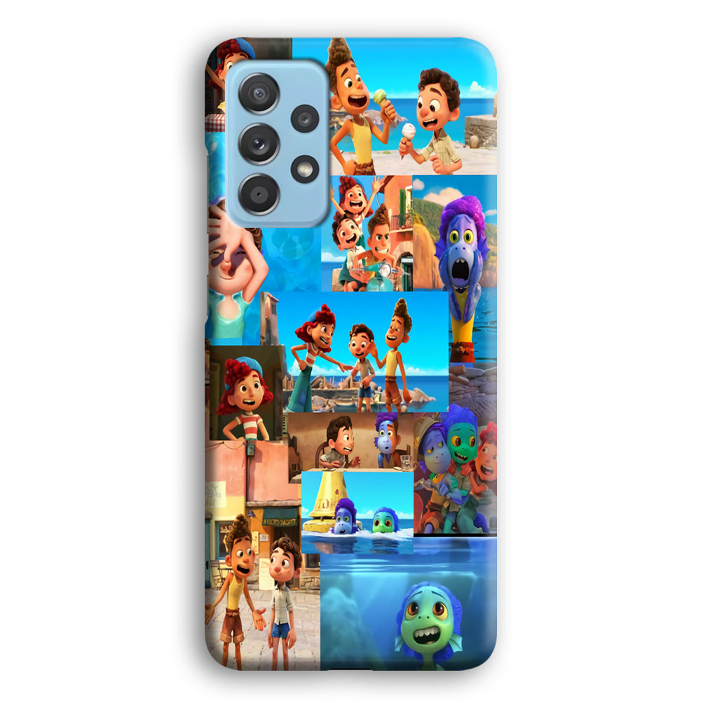 Luca Collage Samsung Galaxy A72 Case 3D Case