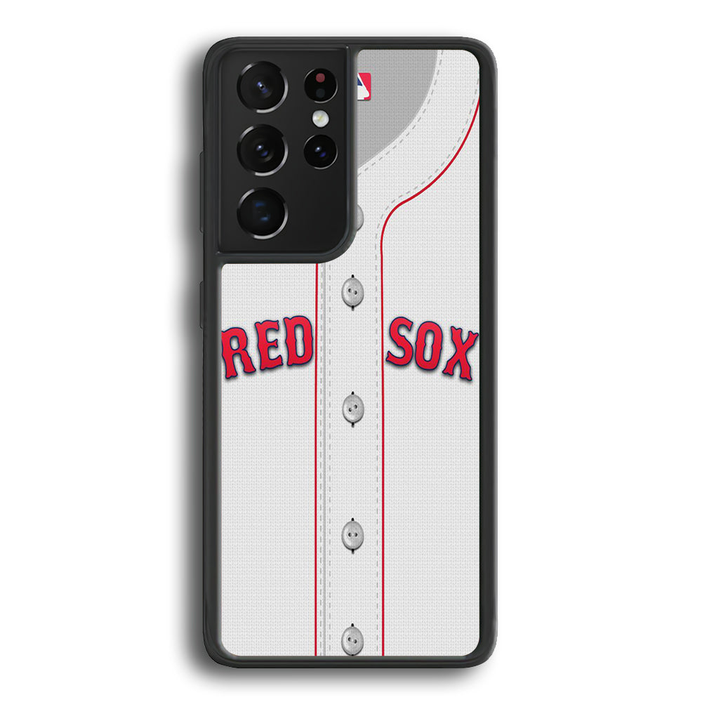 MLB Boston Red Sox Costume Samsung Galaxy S21 Ultra Case