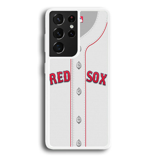 MLB Boston Red Sox Costume Samsung Galaxy S21 Ultra Case