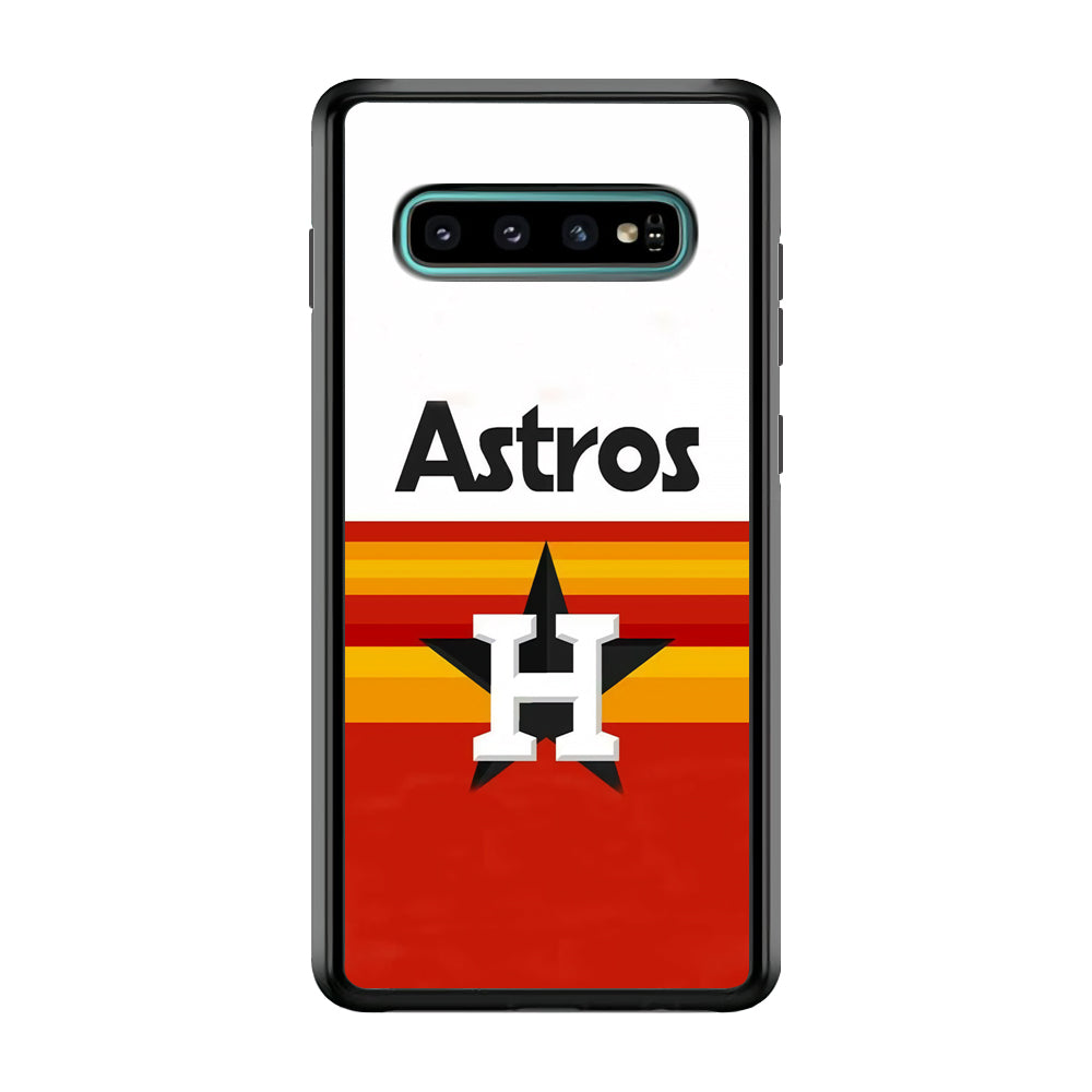 MLB Houston Astros Samsung Galaxy S10 Plus Case