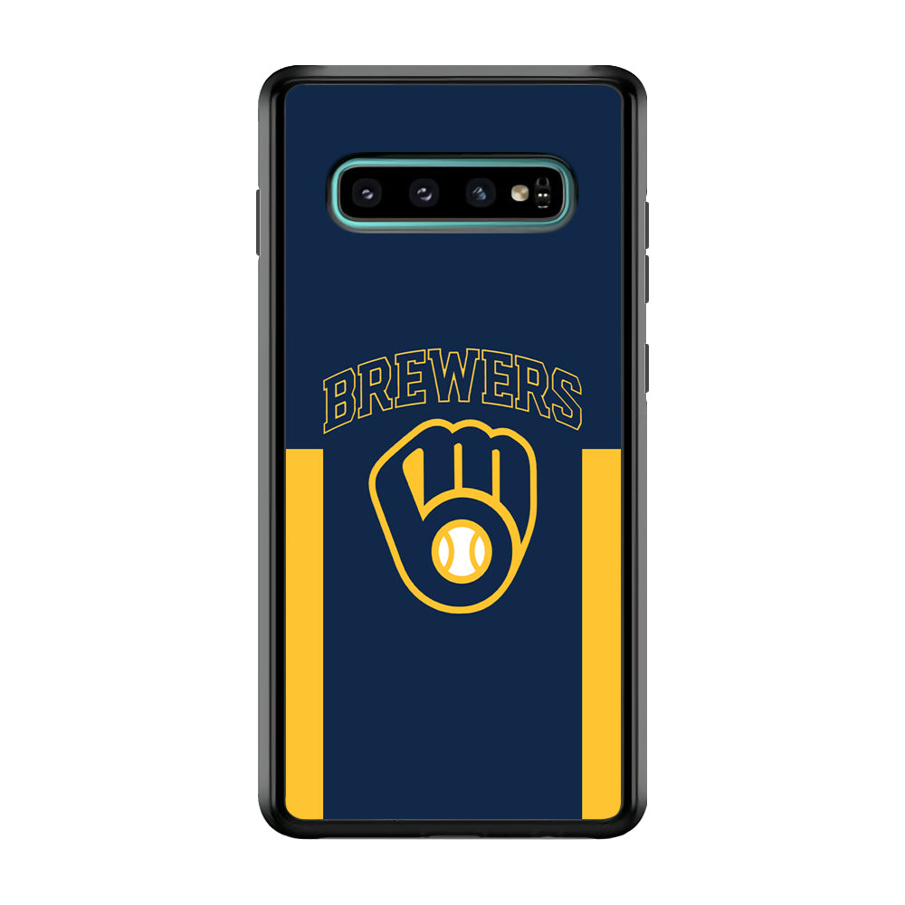 MLB Milwaukee Brewers Samsung Galaxy S10 Plus Case