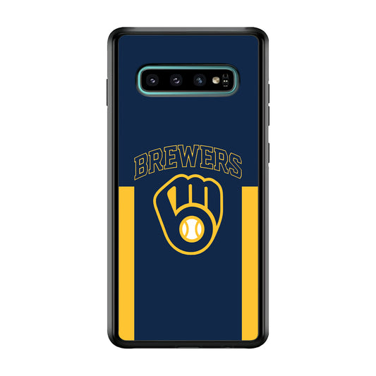 MLB Milwaukee Brewers Samsung Galaxy S10 Plus Case