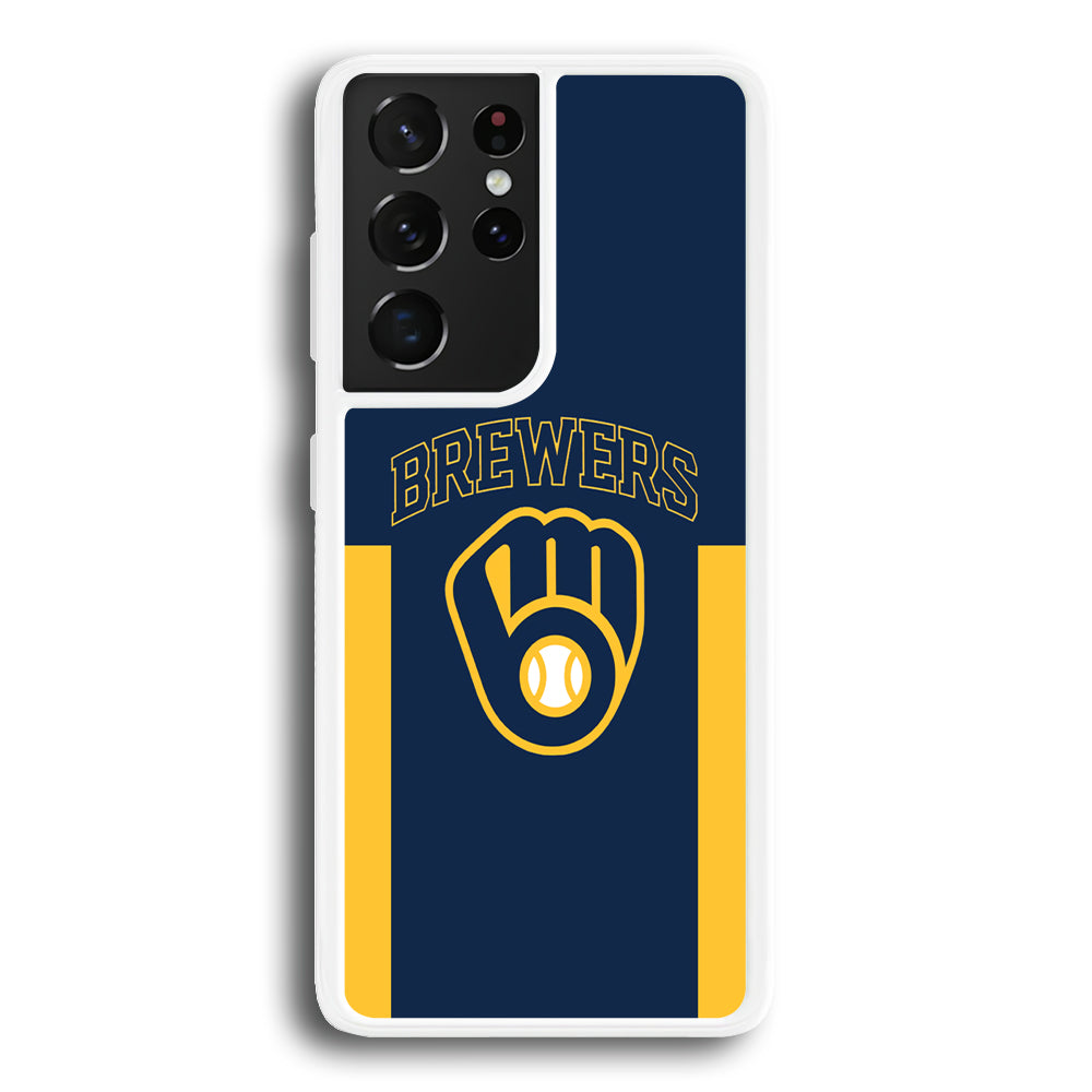 MLB Milwaukee Brewers Samsung Galaxy S21 Ultra Case