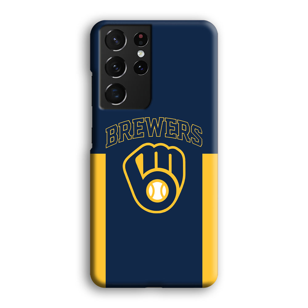 MLB Milwaukee Brewers Samsung Galaxy S21 Ultra Case