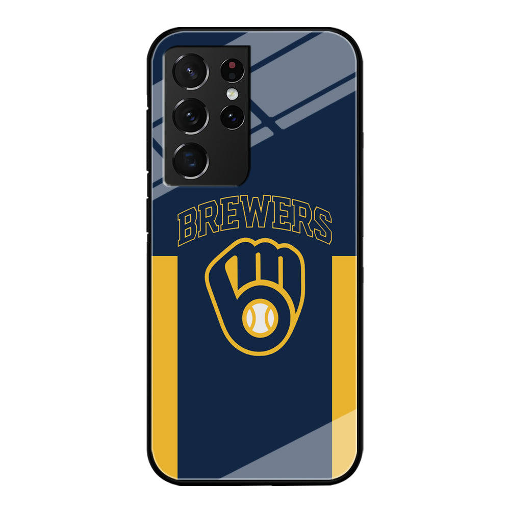 MLB Milwaukee Brewers Samsung Galaxy S21 Ultra Case