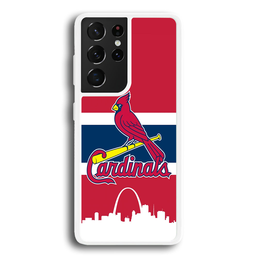 MLB St. Louis Cardinals Samsung Galaxy S21 Ultra Case