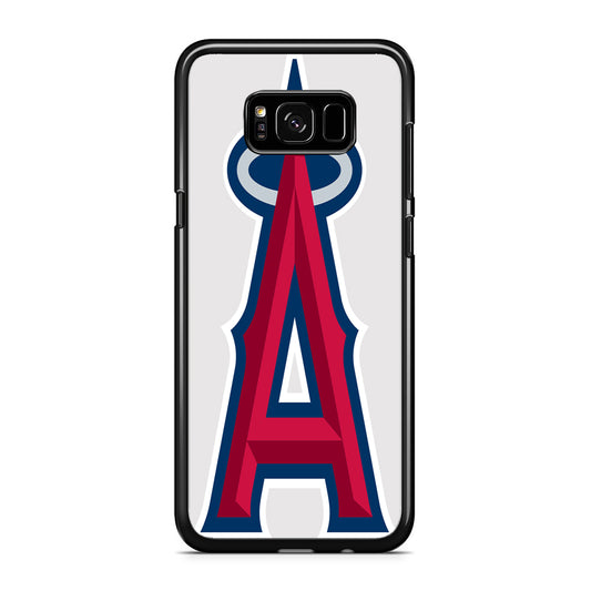 MLB Los Angeles Angels Logo White Samsung Galaxy S8 Plus Case