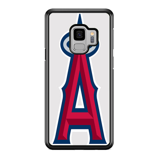 MLB Los Angeles Angels Logo White Samsung Galaxy S9 Case