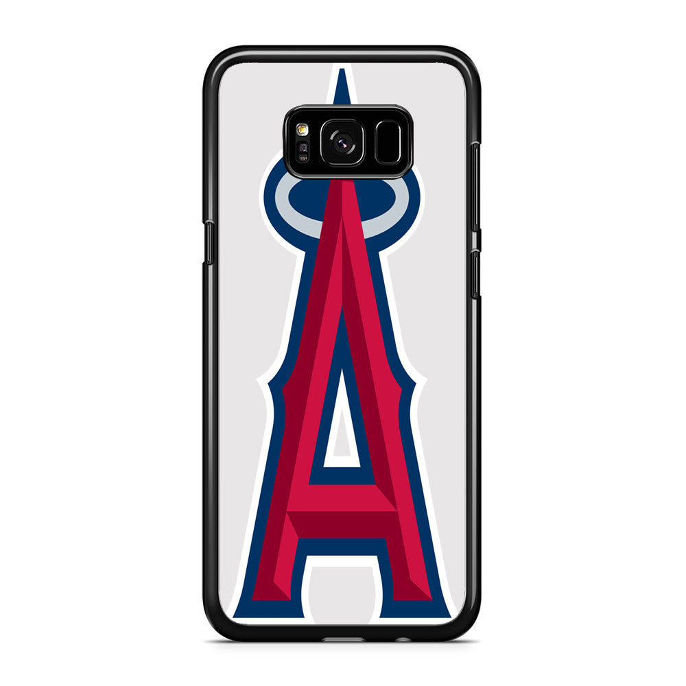 MLB Los Angeles Angels Logo White Samsung Galaxy S8 Case