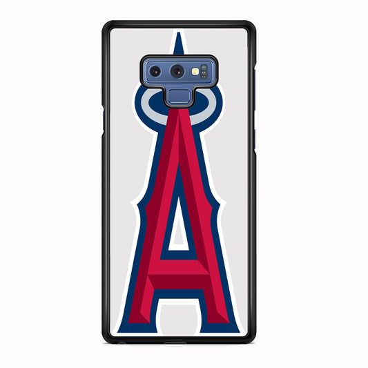 MLB Los Angeles Angels Logo White Samsung Galaxy Note 9 Case