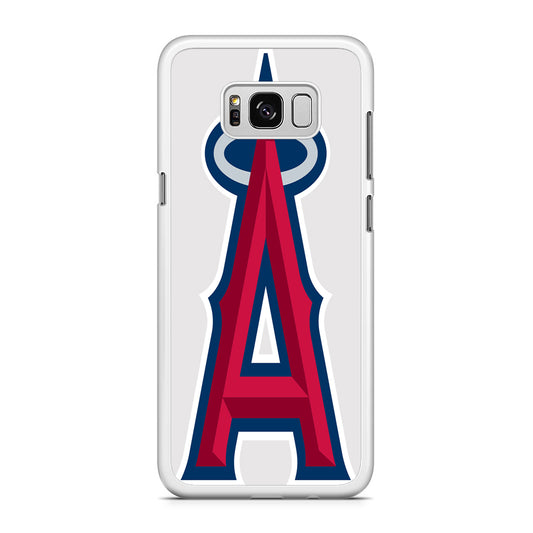 MLB Los Angeles Angels Logo White Samsung Galaxy S8 Case