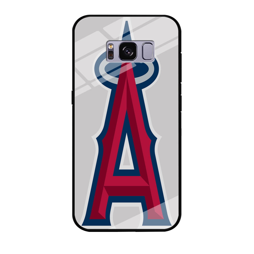 MLB Los Angeles Angels Logo White Samsung Galaxy S8 Case
