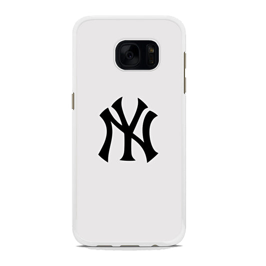MLB New York Yankees White Milk Samsung Galaxy S7 Edge Case