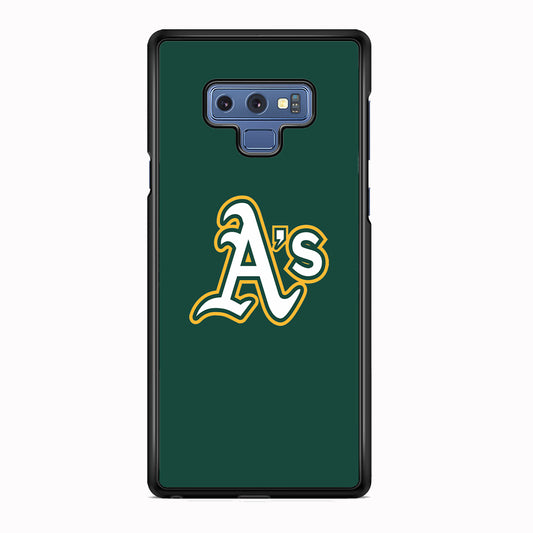 MLB Oakland Athletics Green Samsung Galaxy Note 9 Case