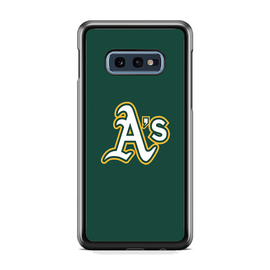 MLB Oakland Athletics Green Samsung Galaxy S10E Case