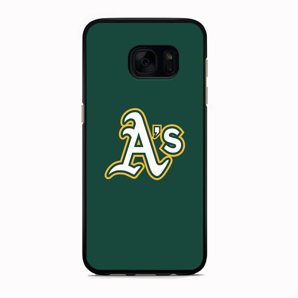 MLB Oakland Athletics Green Samsung Galaxy S7 Edge Case