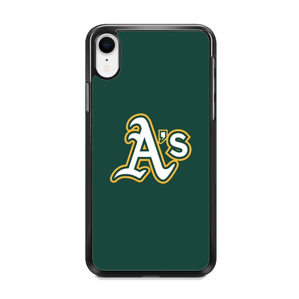 MLB Oakland Athletics Green iPhone XR Case