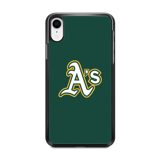 MLB Oakland Athletics Green iPhone XR Case