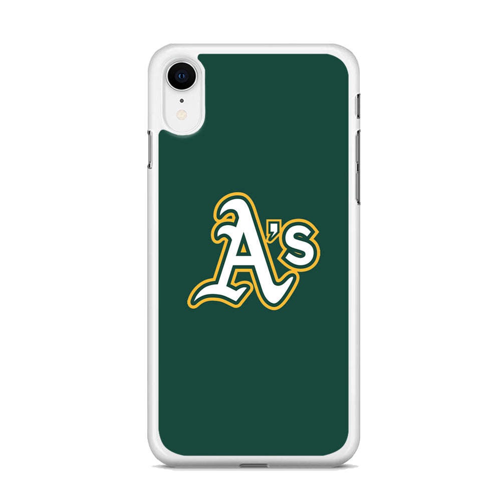 MLB Oakland Athletics Green iPhone XR Case
