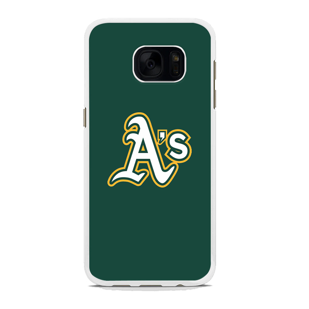 MLB Oakland Athletics Green Samsung Galaxy S7 Edge Case