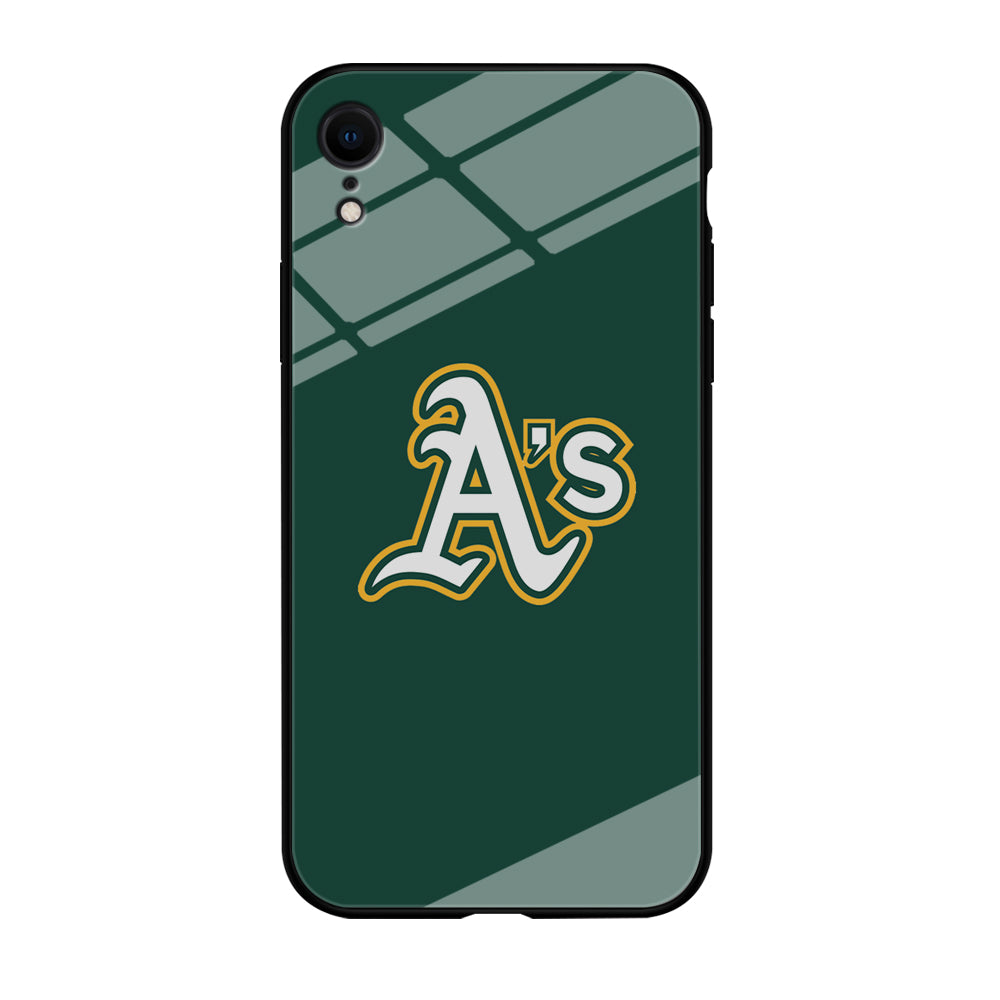 MLB Oakland Athletics Green iPhone XR Case