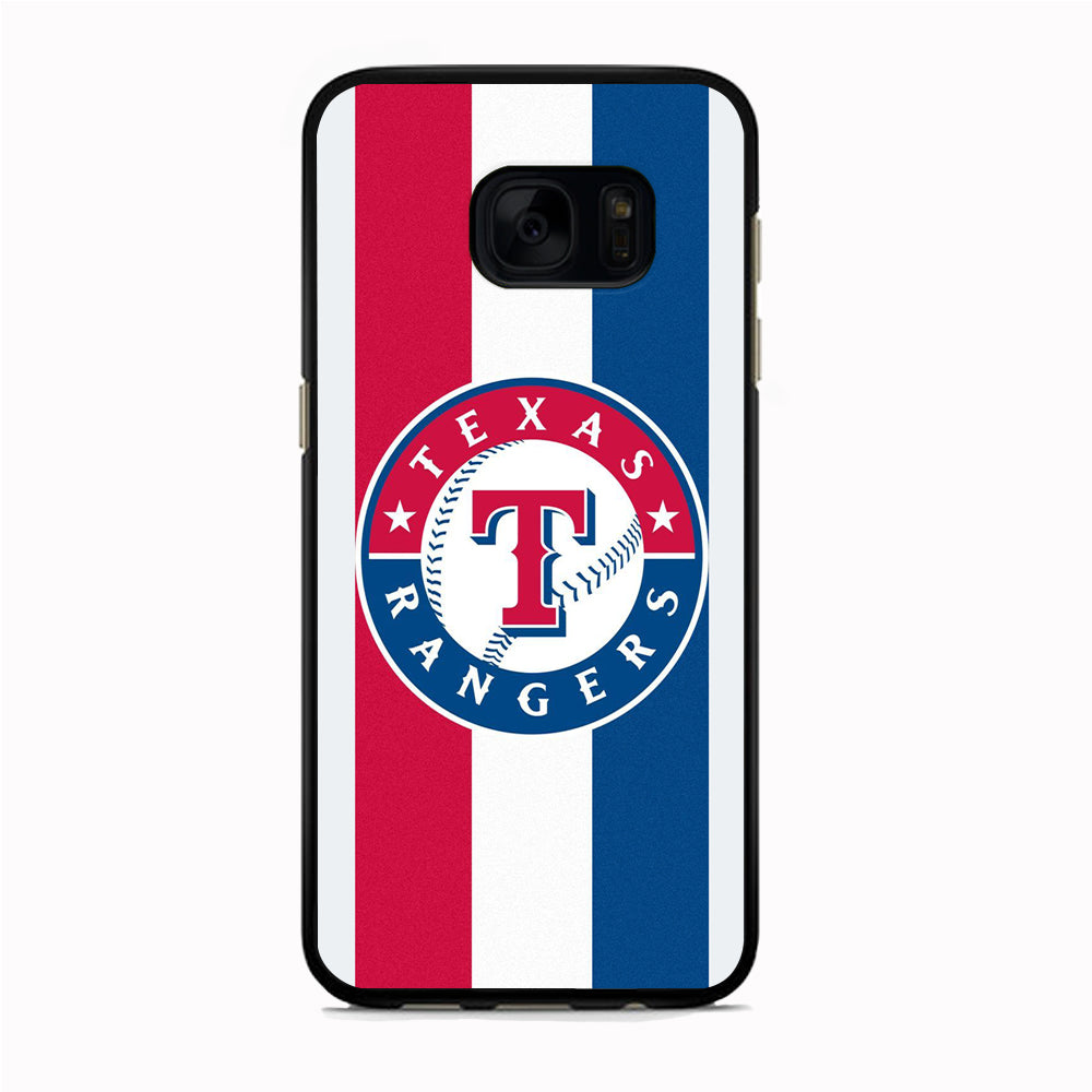 MLB Texas Rangers MLB Stripe Samsung Galaxy S7 Edge Case
