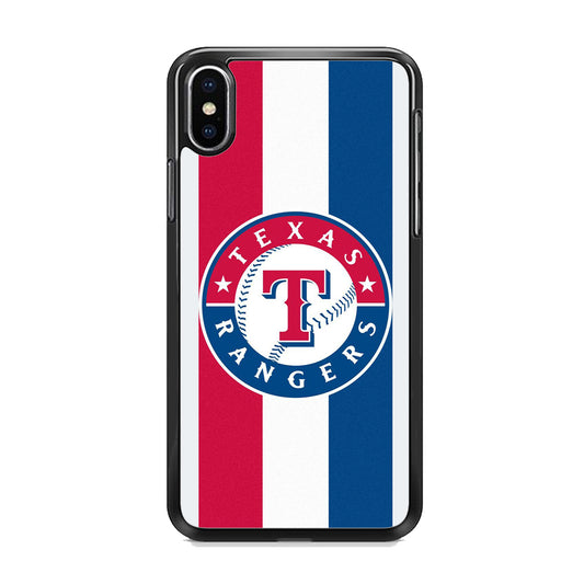 MLB Texas Rangers MLB Stripe iPhone XS MAX Case