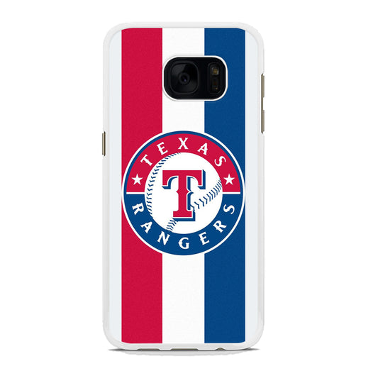 MLB Texas Rangers MLB Stripe Samsung Galaxy S7 Edge Case