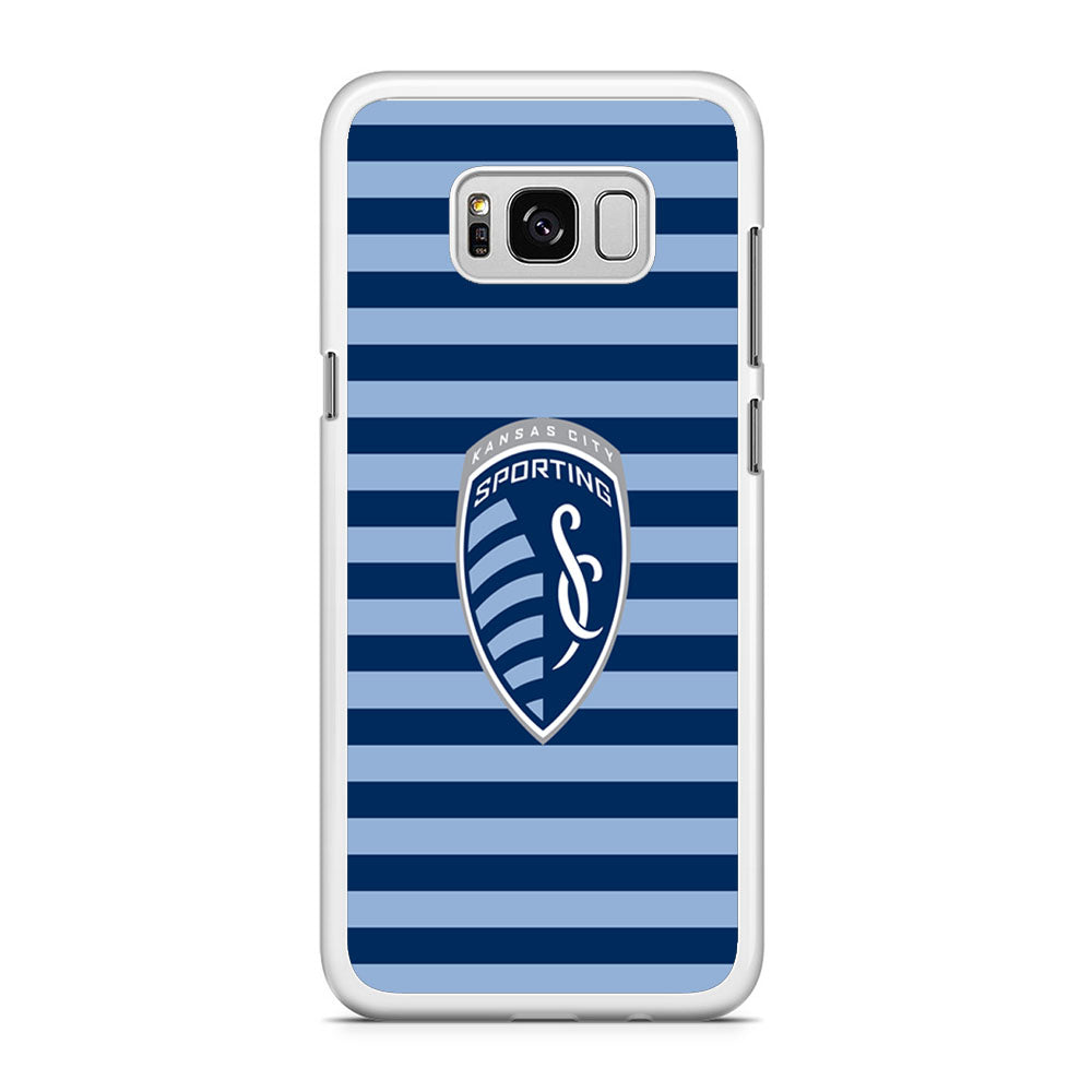 City Sporting Stripe Blue Samsung Galaxy S8 Case