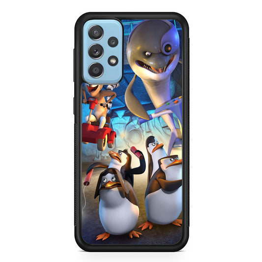 Madagascar Adventure Samsung Galaxy A72 Case Rubber Black (2D Case)