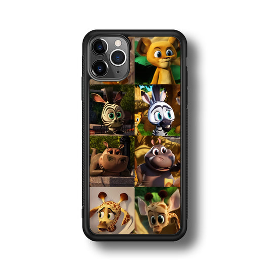 Madagascar Babbies Character iPhone 11 Pro Max Case