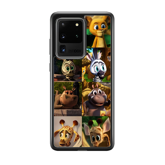 Madagascar Babbies Character Samsung Galaxy S20 Ultra Case