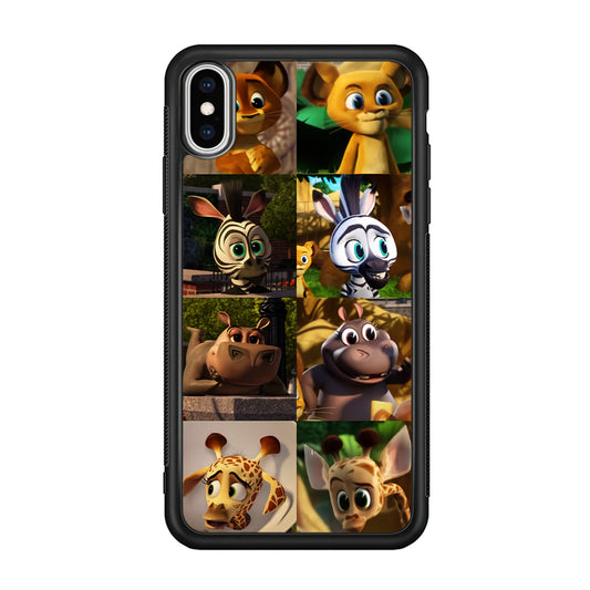 Madagascar Babbies Character iPhone XS MAX Case
