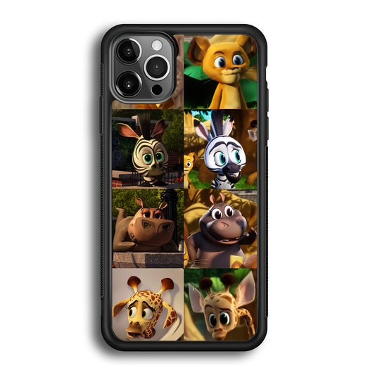 Madagascar Babbies Character iPhone 12 Pro Max Case