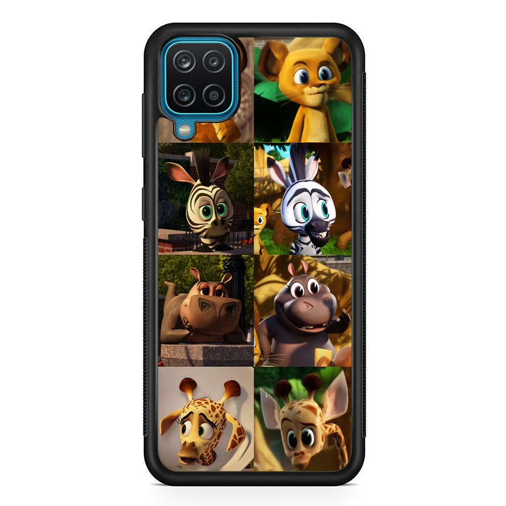Madagascar Babbies Character Samsung Galaxy A12 Case