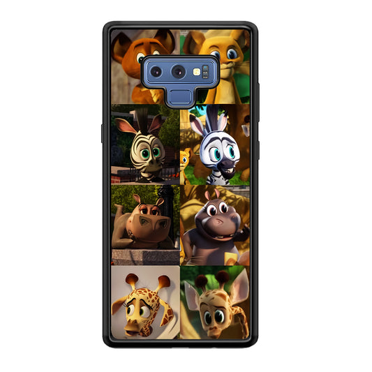 Madagascar Babbies Character Samsung Galaxy Note 9 Case