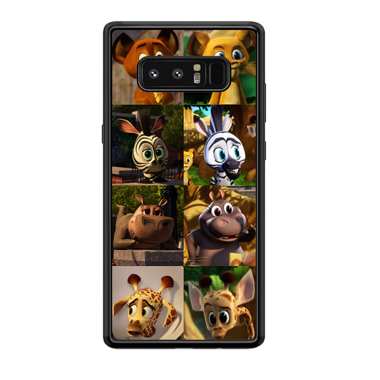 Madagascar Babbies Character Samsung Galaxy Note 8 Case