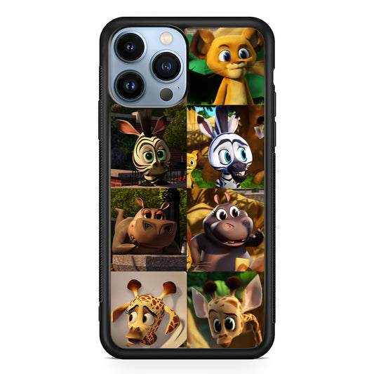 Madagascar Babbies Character iPhone 13 Pro Max Case